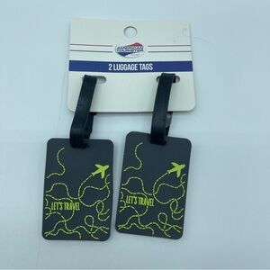 American Tourist Luggage Tags Set of Two New